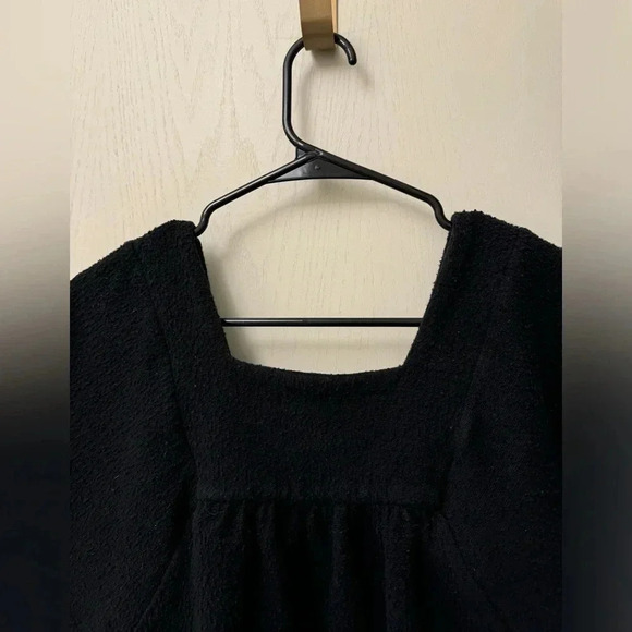 Black‎ Madewell Texture & Thread Butterfly Top Size S EUC - Picture 10 of 10